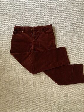 Cotton Jones New York Women’s Corduroy Pants in Burgundy